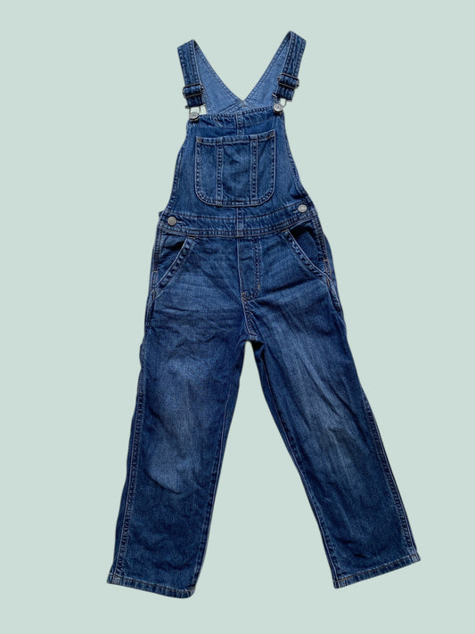 Cotton denim overalls 5Y | Gap