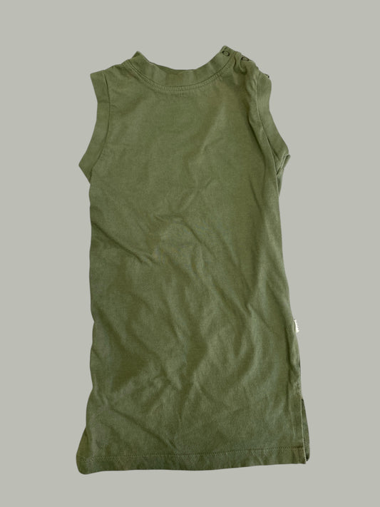 Organic cotton tank dress 18-24m | Nui