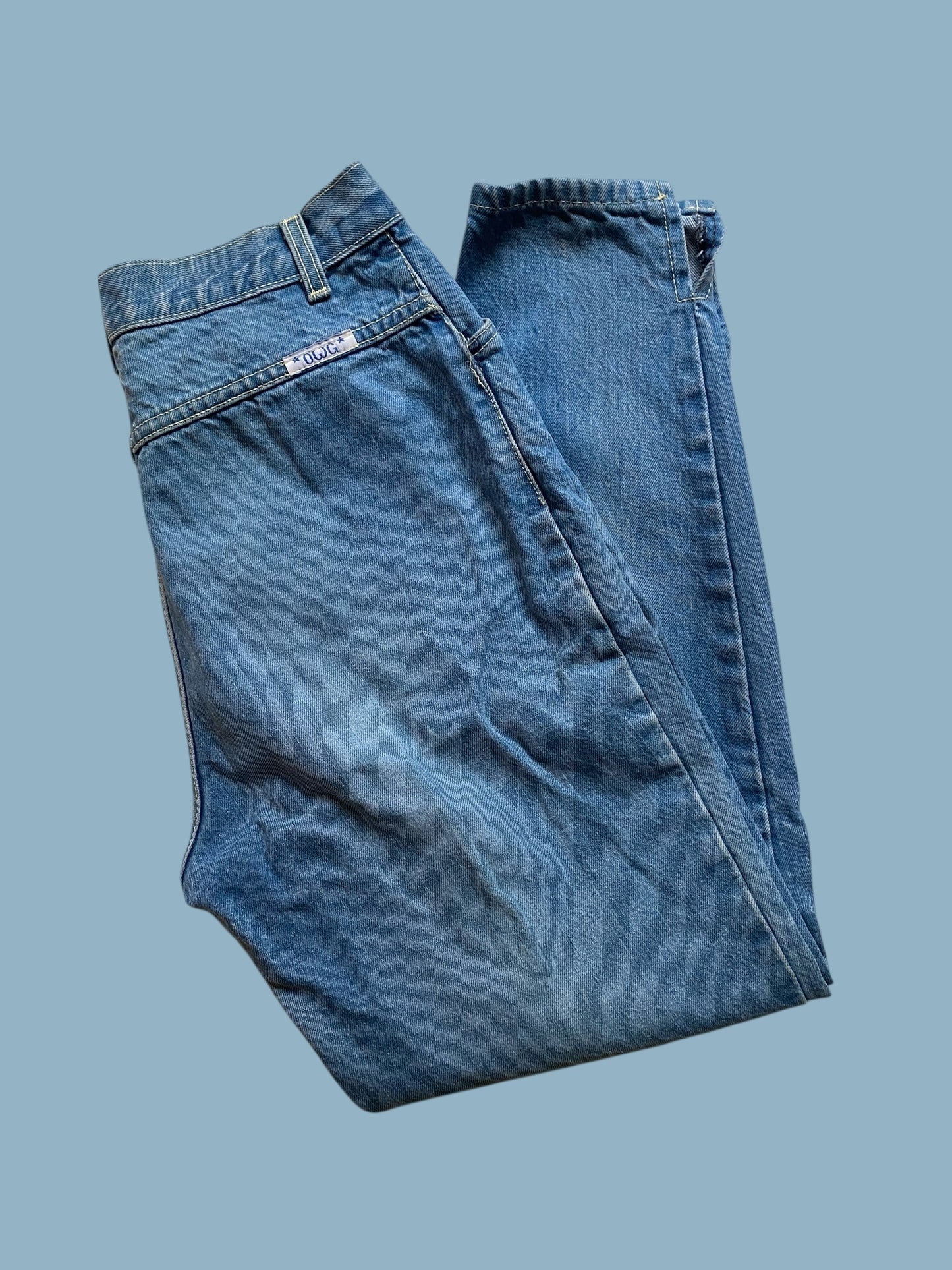 Vintage blue denim mom jeans women's 13 US/medium (see measurements)  | OWG