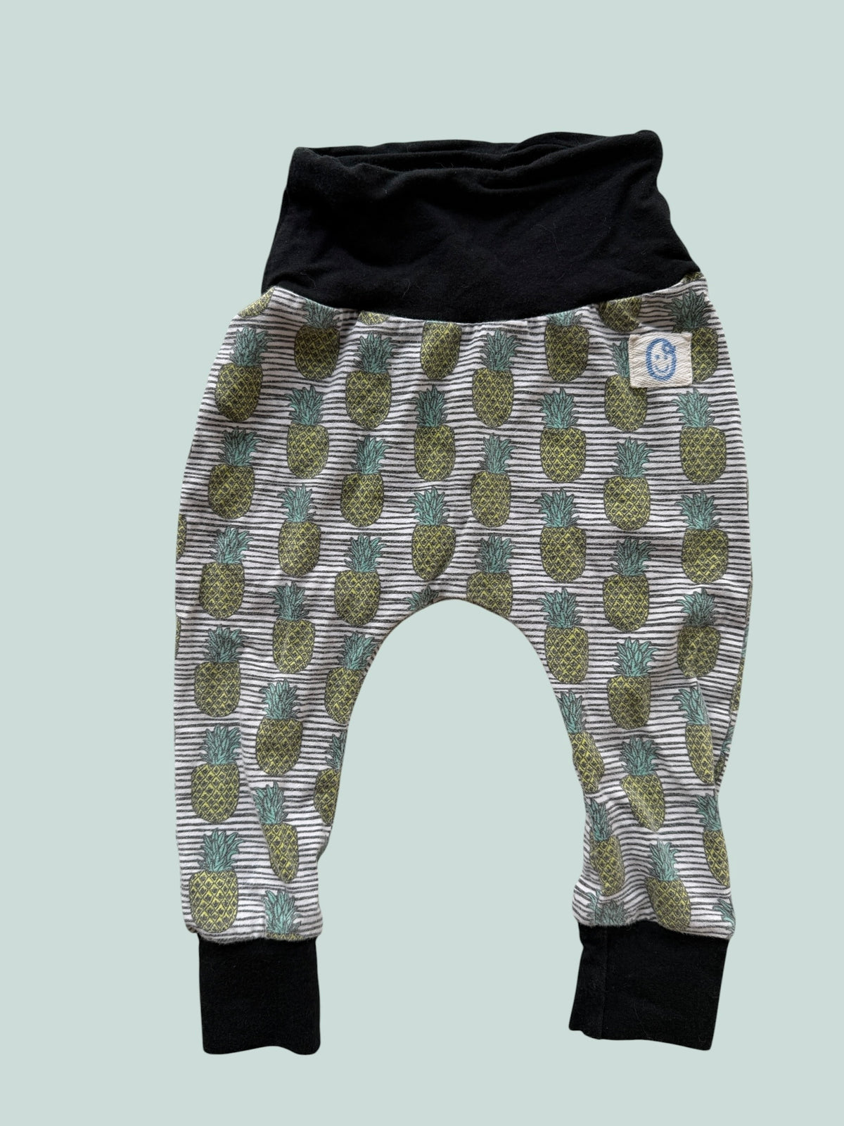 Cotton pineapple pants 6-12m | Oui Me