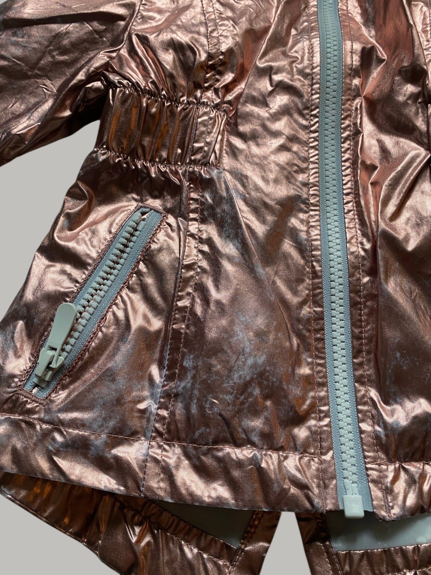 Shimmering rose rain coat 2-3Y | London Fog