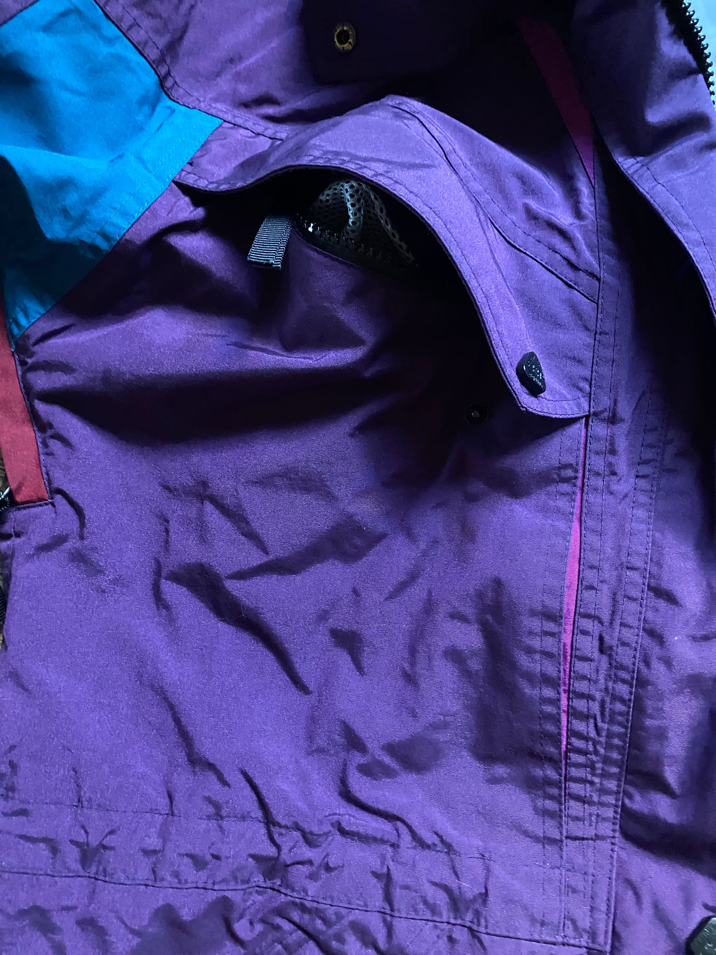Vintage 80s Helly Hansen Purple Jacket size adult medium/large