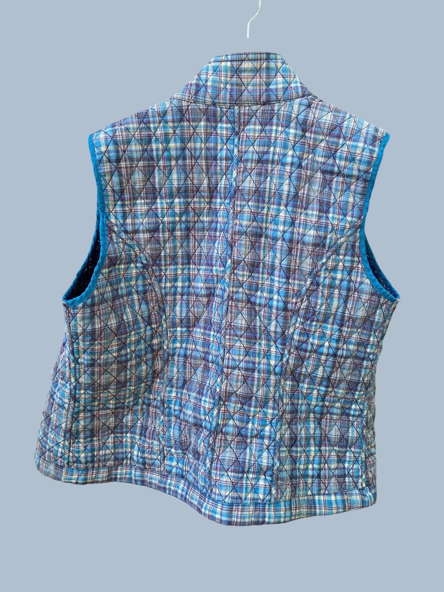 Reversible quilted cotton vest women’s small