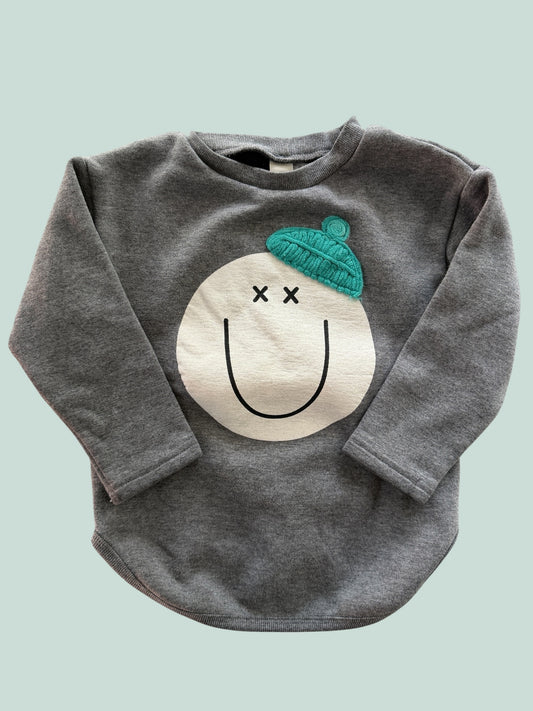 Cotton smiley sweater 4Y | BoomBoom Kids