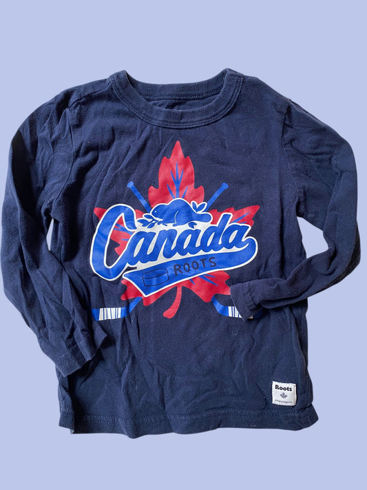 Canada cotton long sleeve shirt 3Y | Roots