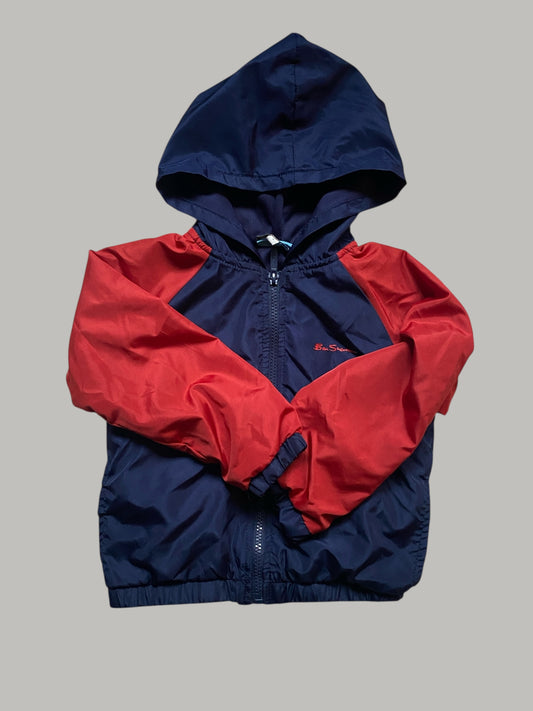Red and navy windbreaker jacket 5Y | Ben Sherman