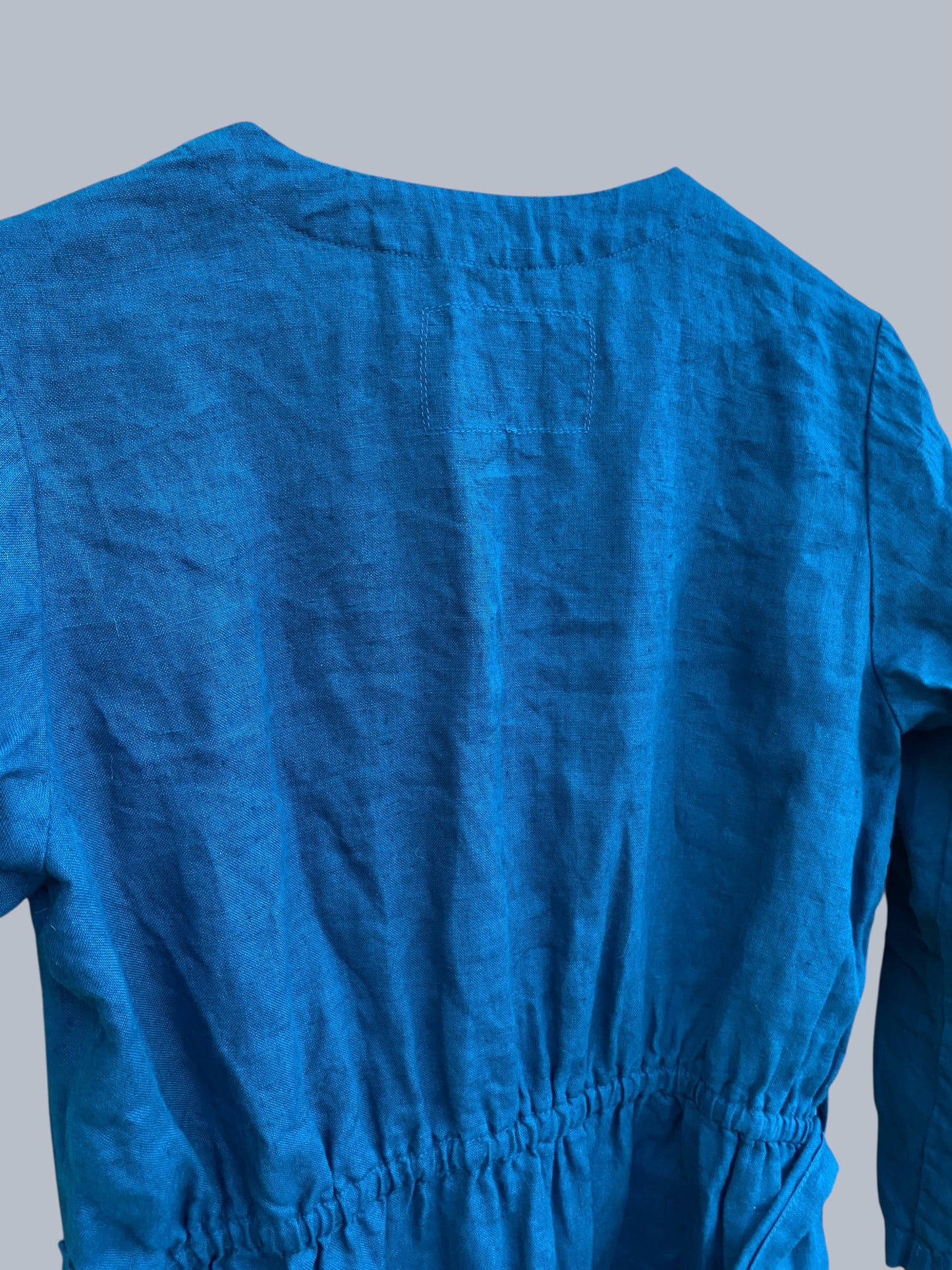 Emerald green ‘Alberta’ dress size large | Not Perfect Linen