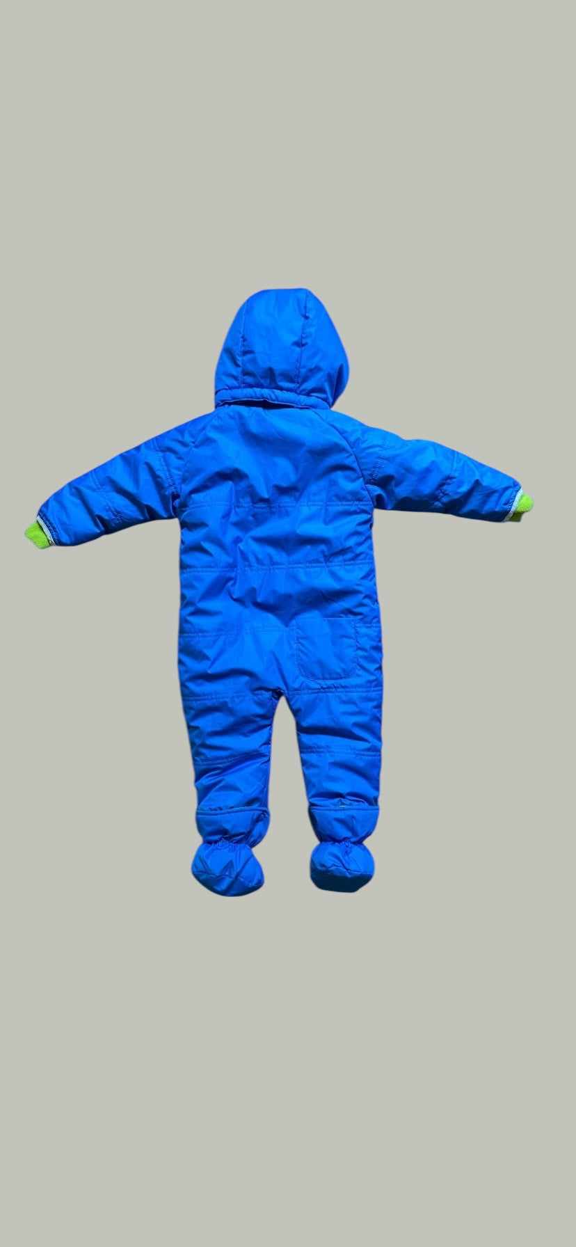 Blue fleece lined snowsuit 6-12m | Etirel