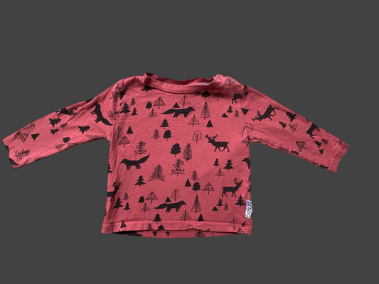Cotton long sleeve top 9-12m | 6 Sticks