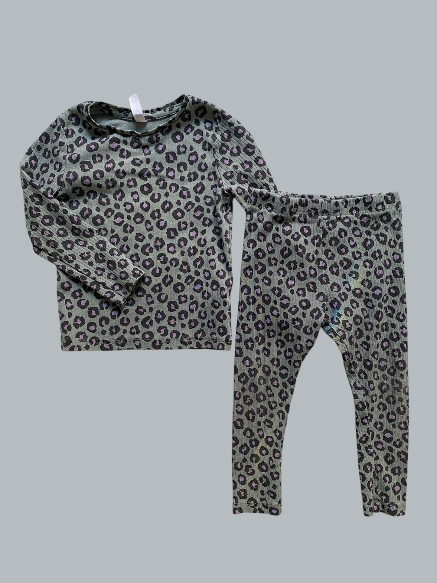 Organic cotton animal print pj set 2Y | K-D