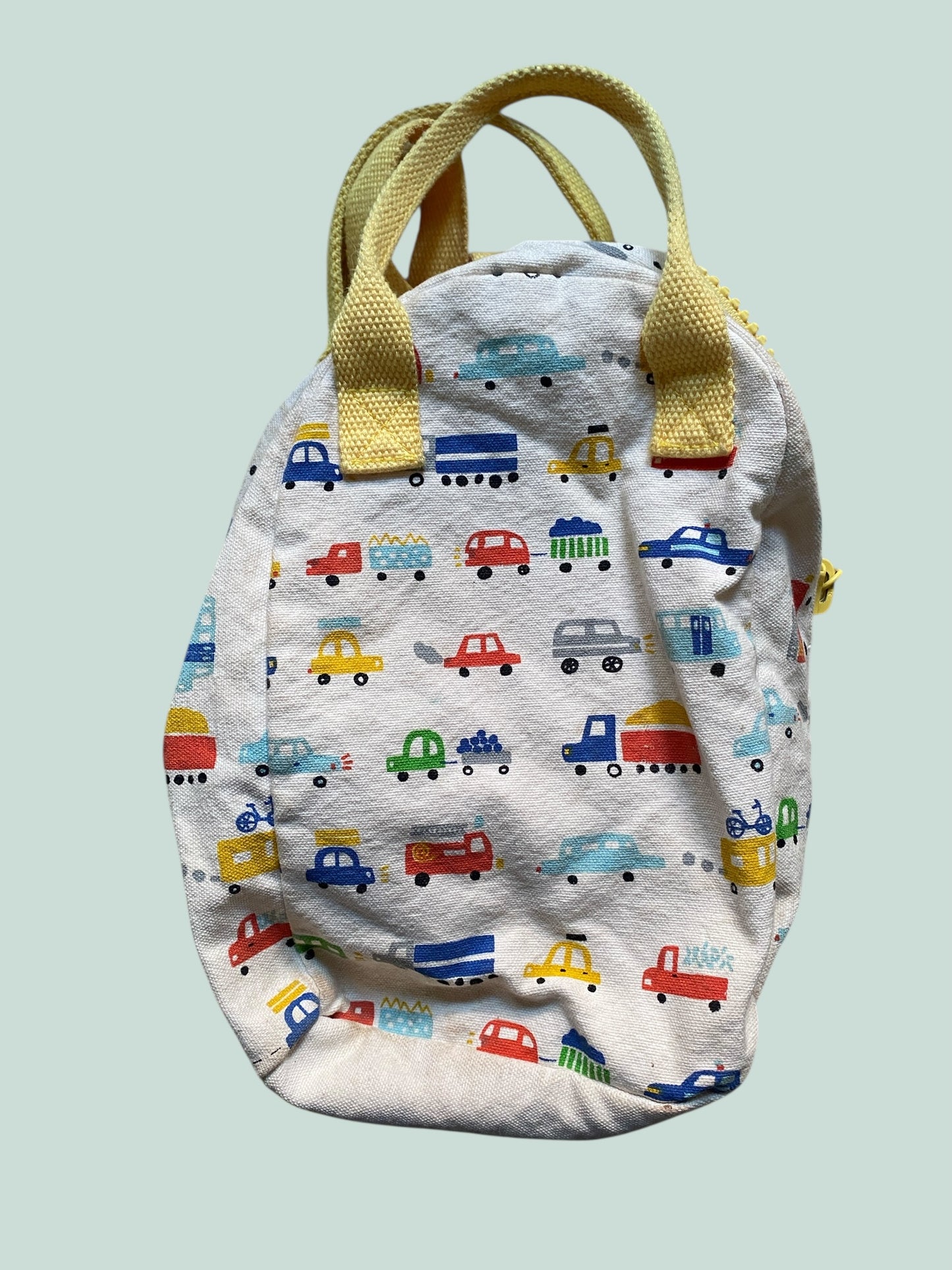 Toddler cars organic cotton backpack | Fluf