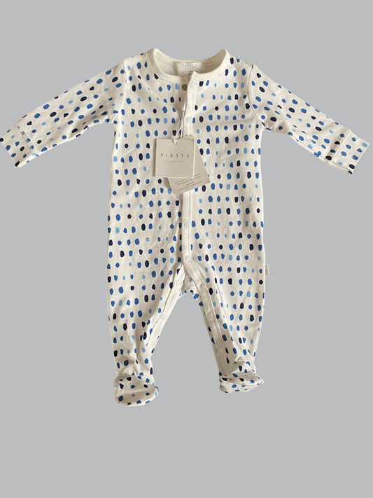 Organic cotton snap sleeper 3m | Petit Lem