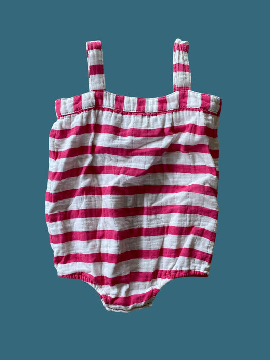 Cotton shorty romper 9-12m | Aden & Anais