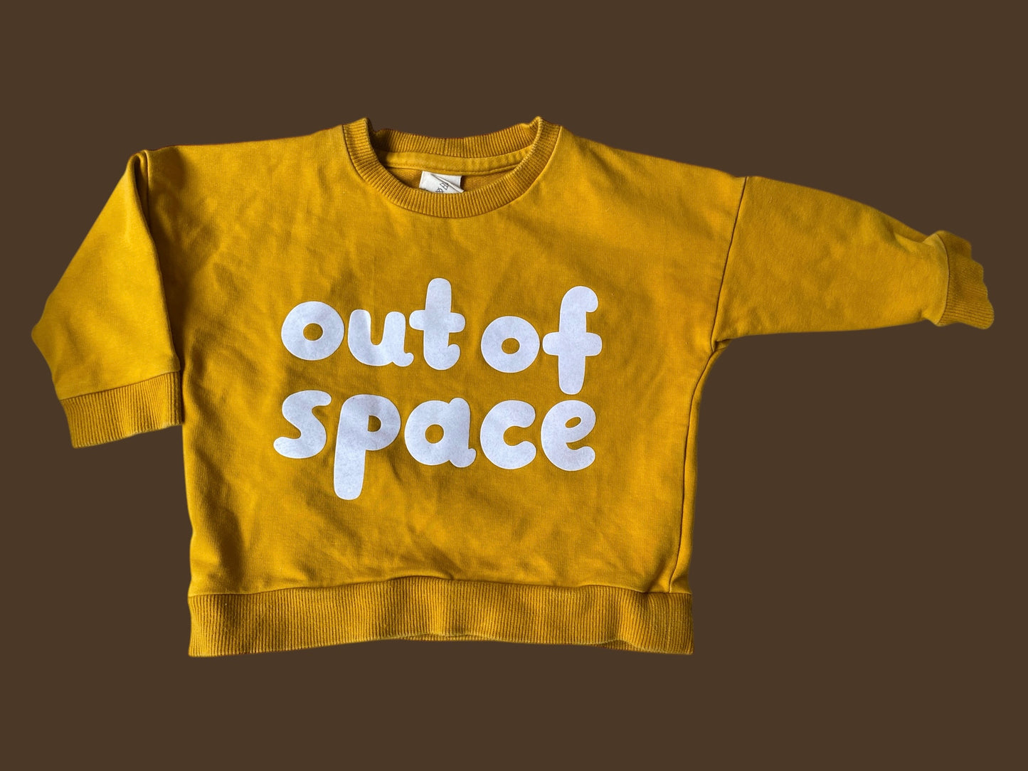 Organic cotton Out Of Space sweatshirt 1-2Y (80/86) | Don’t Grow Up