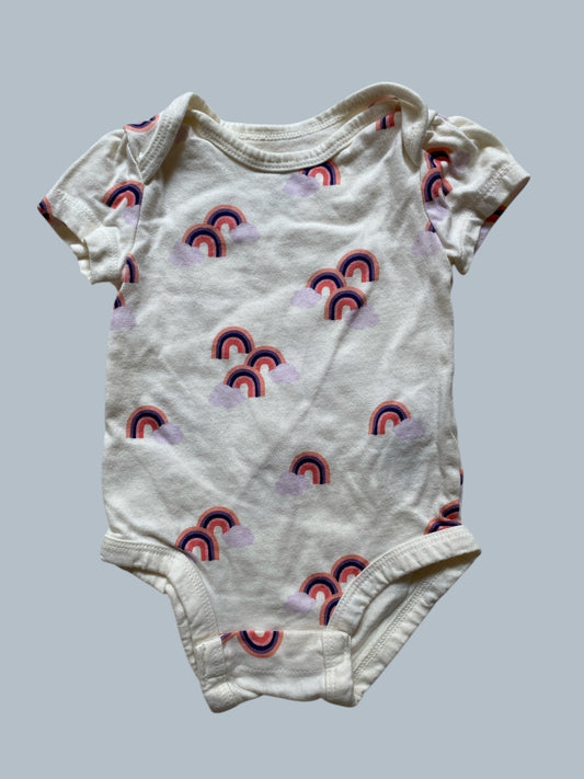 Cotton rainbow onesie 3m | Pekkle