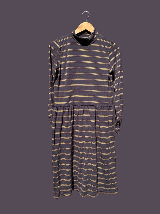 Striped viscose dress adult small | Noa Noa