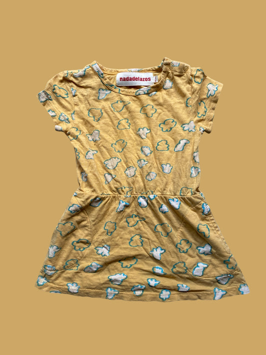 Organic cotton dress 18-24m | Nadadelazos