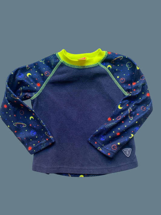 Fleece long sleeve top 4-6Y (small) | Kombi