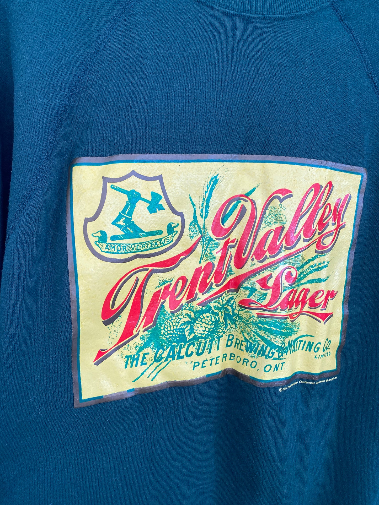 Vintage cotton blend Peterborough sweatshirt mens XL