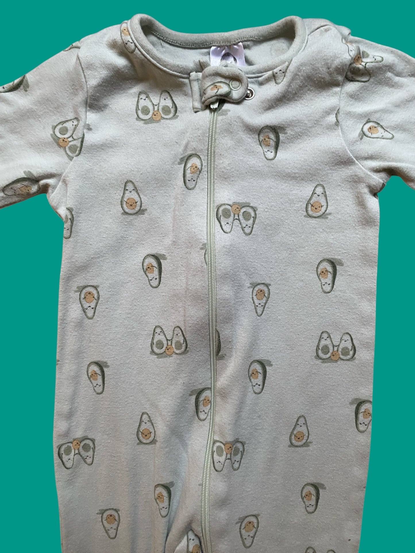 Avocado cotton sleeper 12m | Gerber