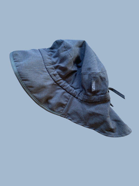 Grey explorer sun hat 0-6 (S) | Jan & Jul