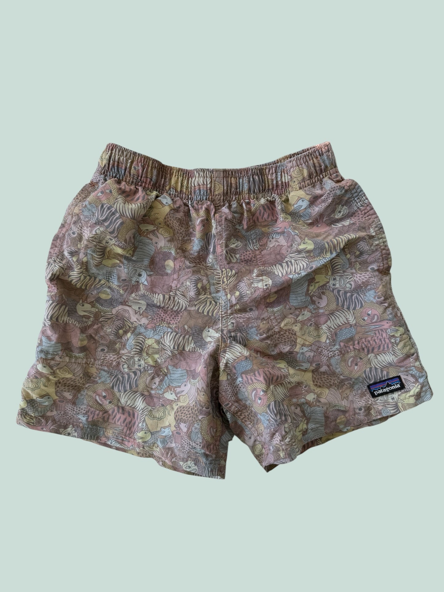 Patterned and lined baggie shorts 10Y | Patagonia