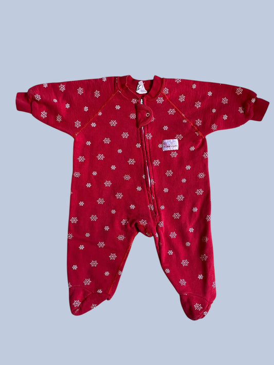 Vintage cotton romper/sleeper ~6-12m | Roots