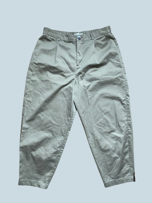 Khaki pants women's large | Zara