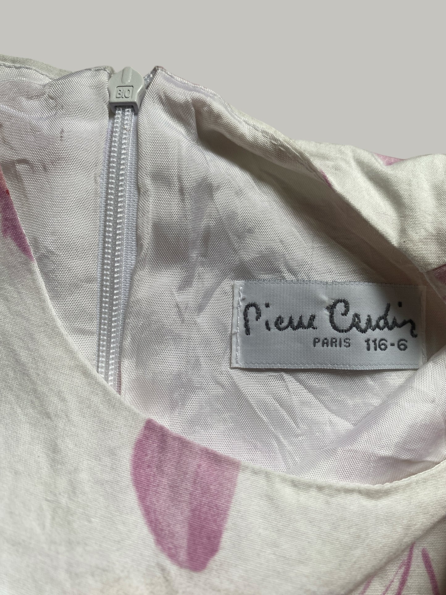 Vintage cotton flower dress 6Y | Pierre Cardin