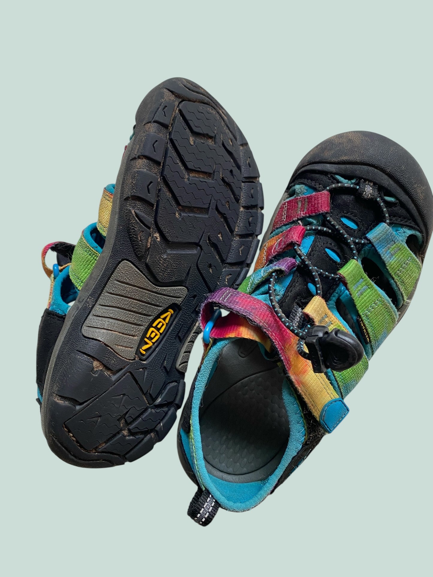 Rainbow velcro sandals 2US Big Kids | Keen