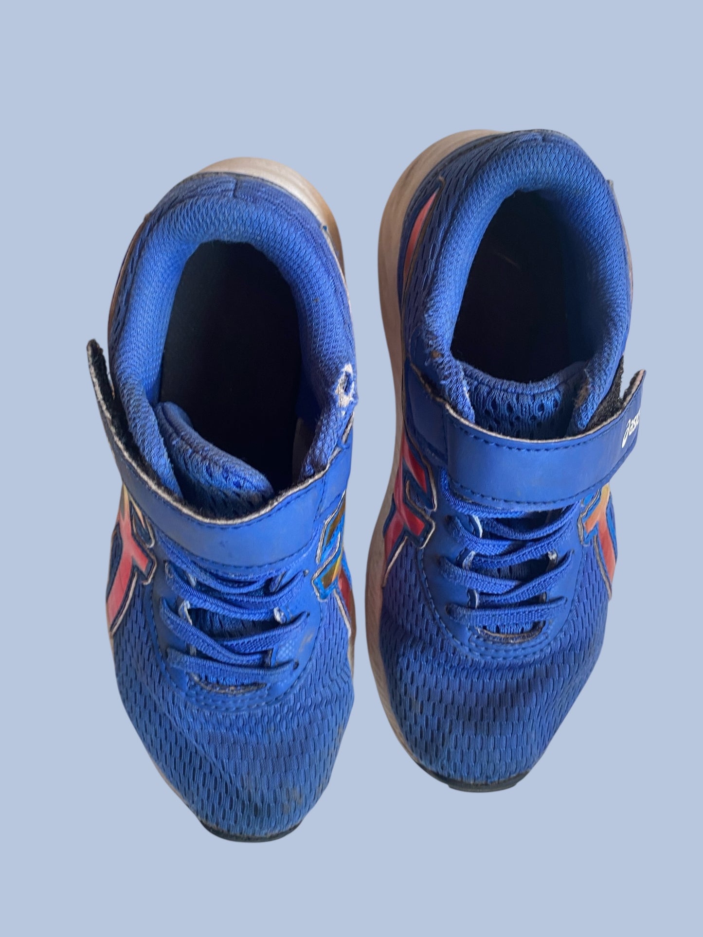 Blue velcro sneakers 13 US Little Kids | Asics
