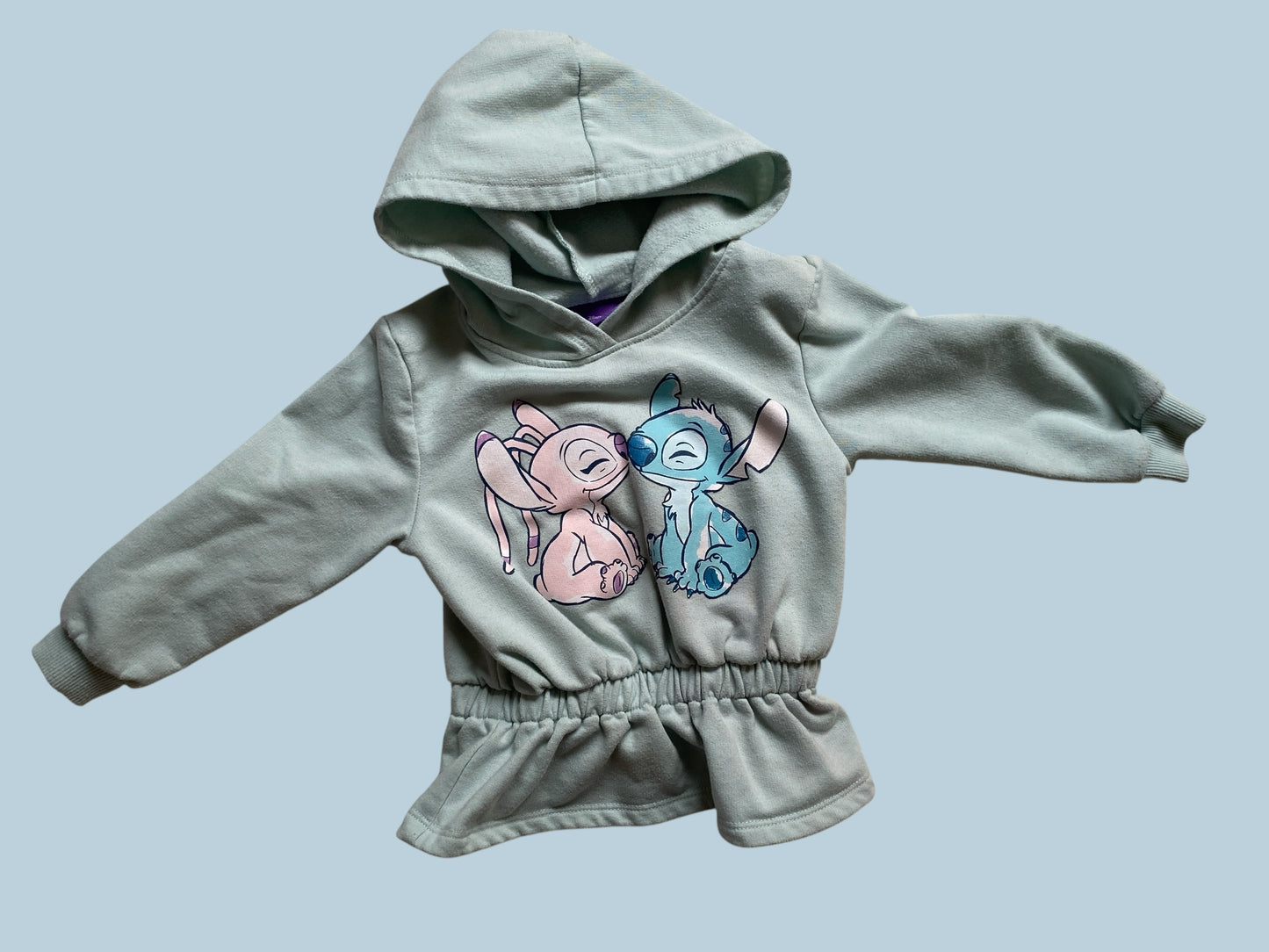 Stitch and Angel hooded sweater 2Y | Stitch