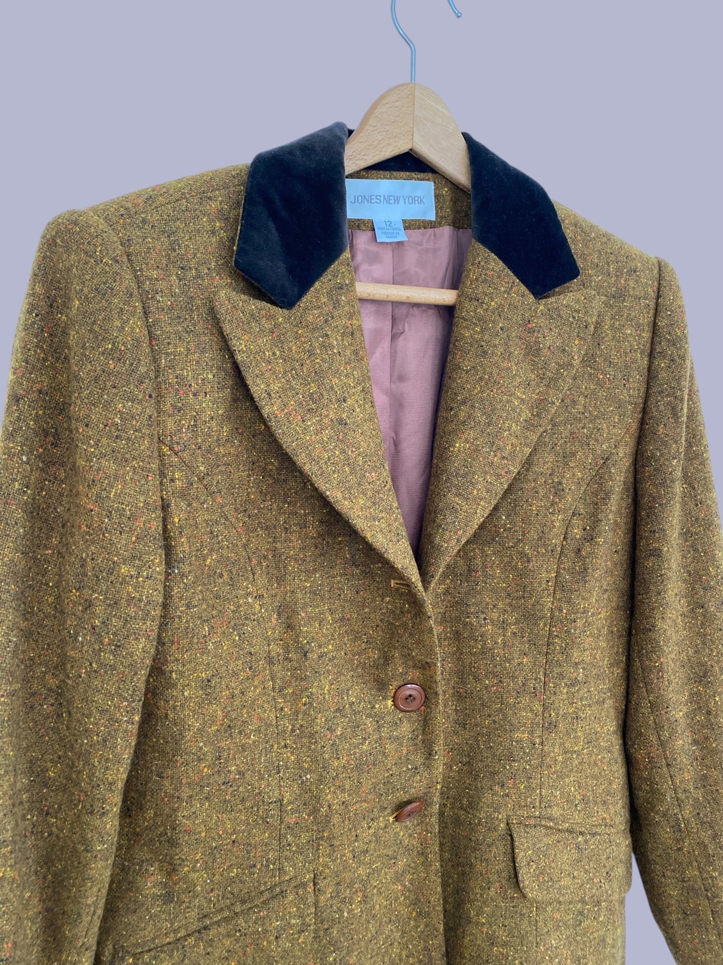 Vintage worsted wool blazer women's 12 (medium) | Jones New York