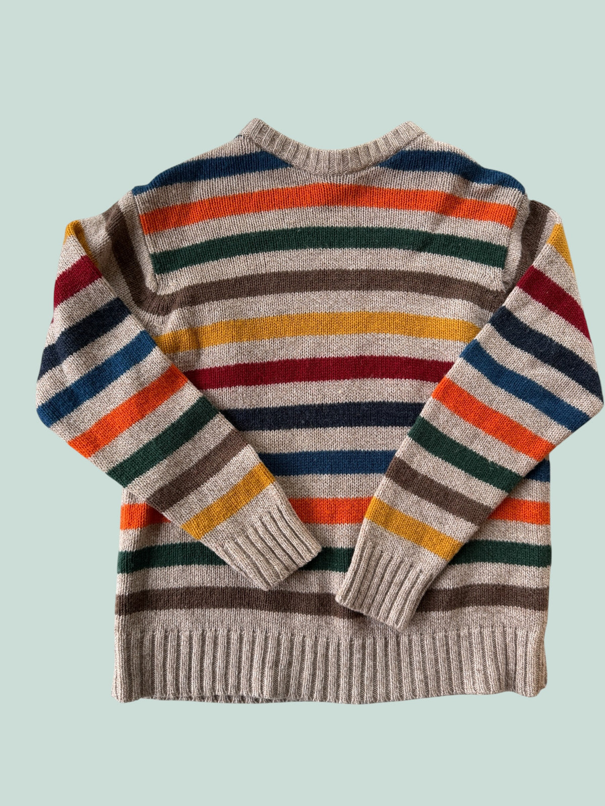 Lambswool striped sweater 9-10Y | Gap