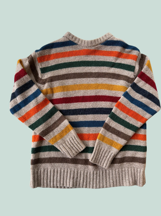 Lambswool striped sweater 9-10Y | Gap