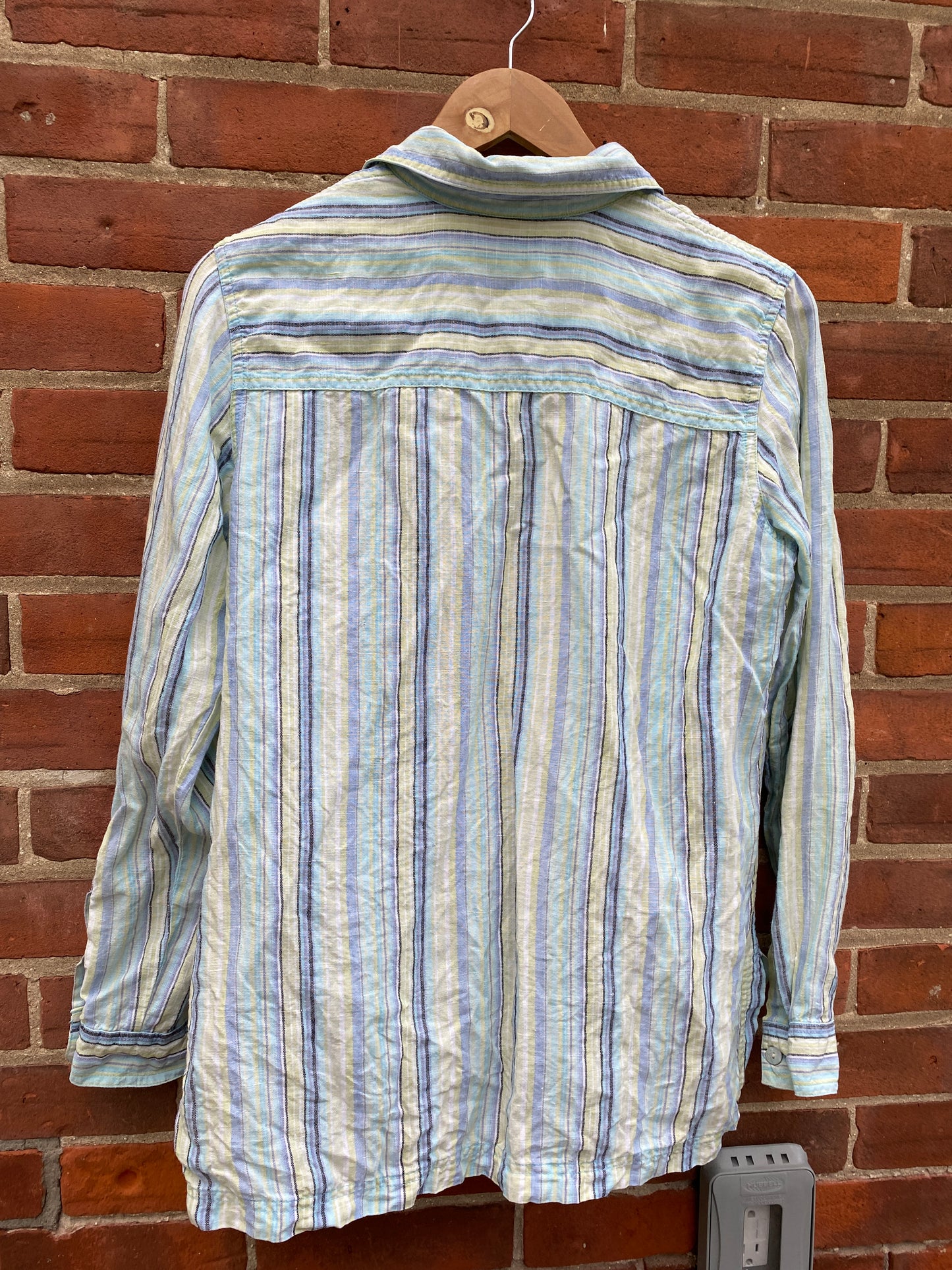 Long sleeve adult linen shirt size small | Sigrid Olsen