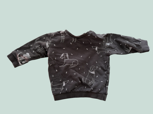 Cotton doggy sweater 9m | Marks and Spencer