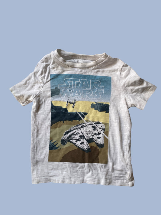 Star Wars organic cotton t-shirt 4-5Y | Gap