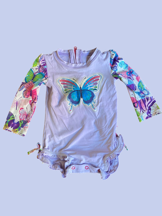 Butterfly swimsuit 3-6m | Hatley