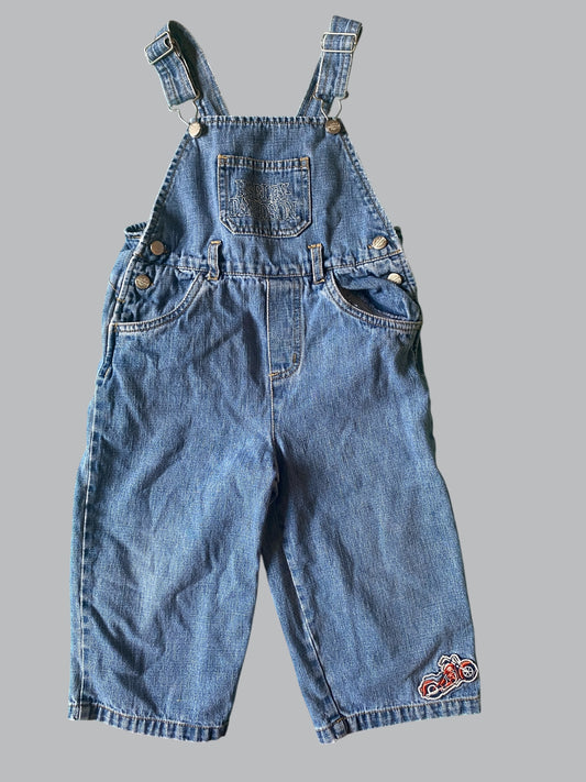 Cotton denim overalls 3Y | Hatley Davidson