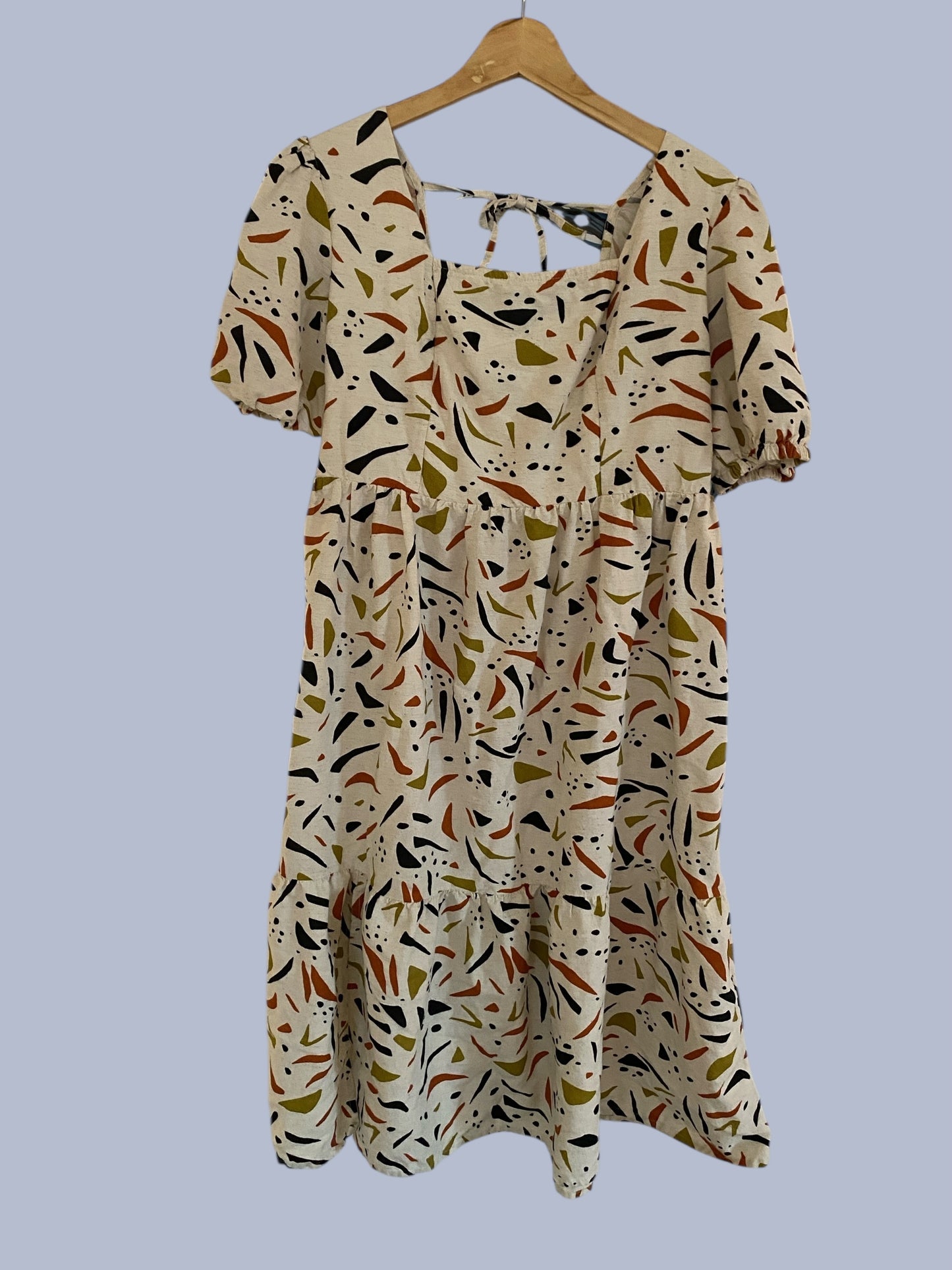 Rayon/cotton/linen blend dress women's XL | Japna