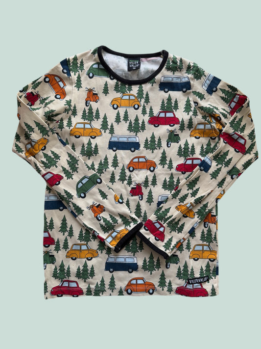 Organic cotton long sleeve top 9-10Y (generous) | Villervalla