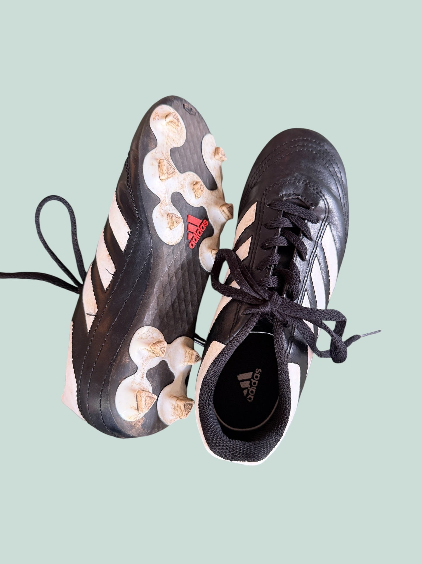 Black and white soccer cleats 2US Big Kid | Adidas