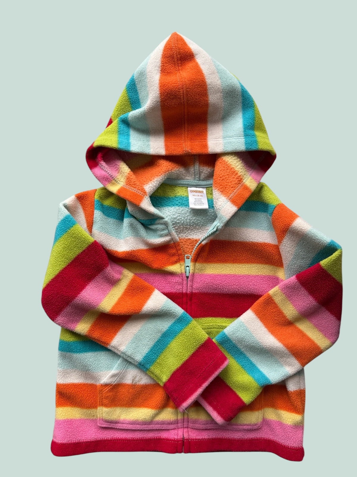 Striped polyester hoodie 3-4Y | Gymboree