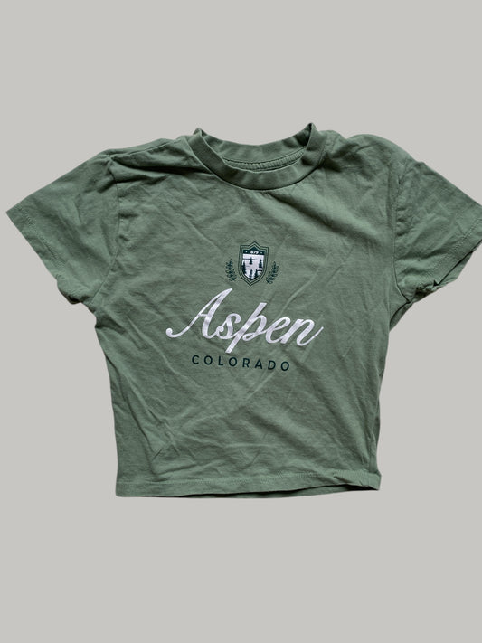 Cotton Aspen Colorado t-shirt 4-5Y (xs) | Bluenotes