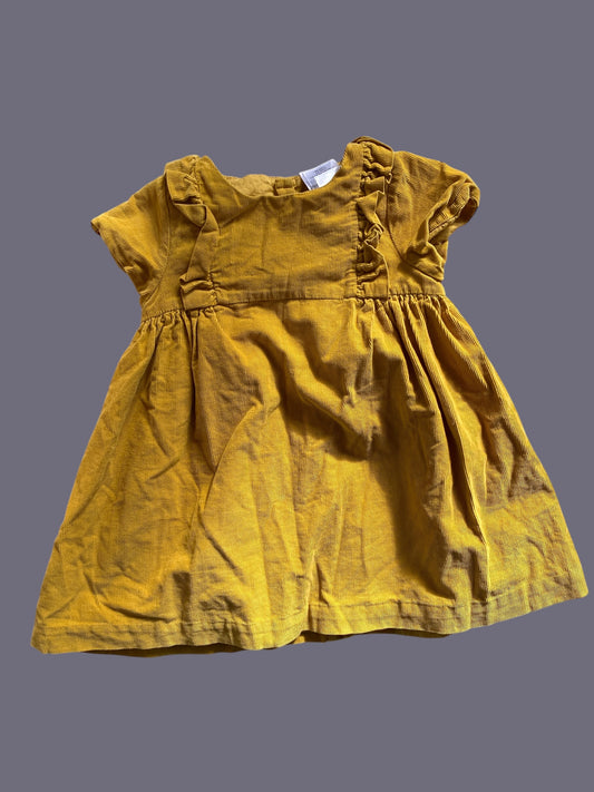 Mustard corduroy dress 24m | Jacardi
