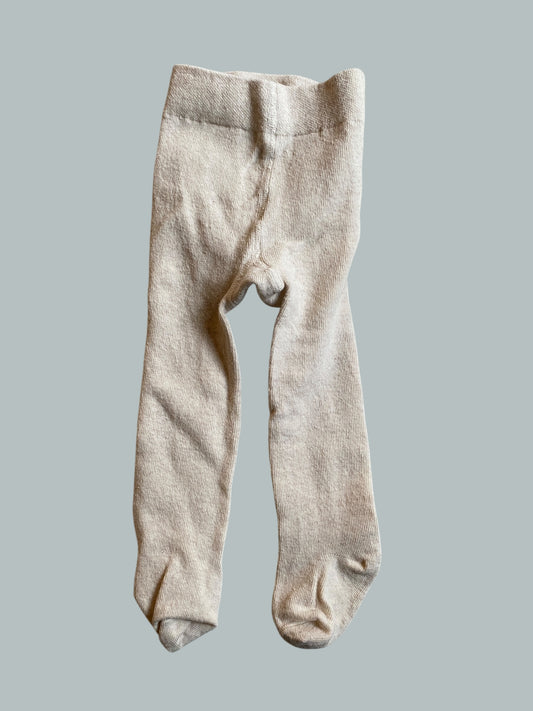Cream footed tights 3-6M | F&F
