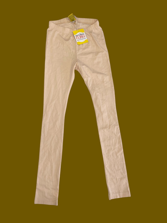 Organic cotton peach leggings 8-10Y (134/140) | Duns Sweden