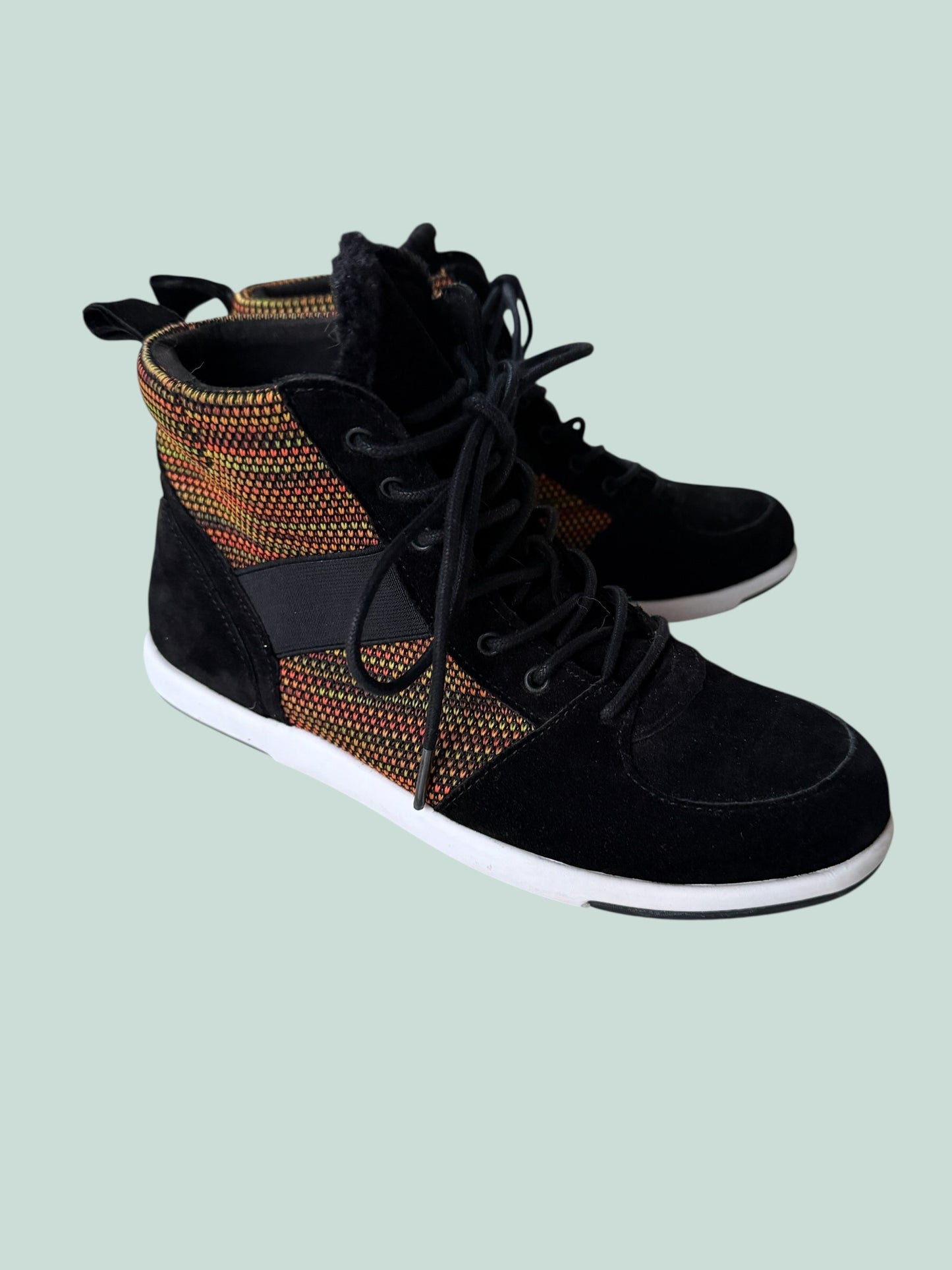 Suede and merino high top sneaker Women's 7US (38) | Emu Australia
