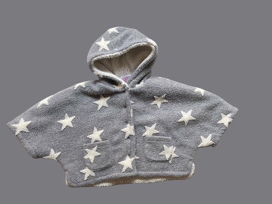 Star Sherpa coat 4Y | Nula Baby